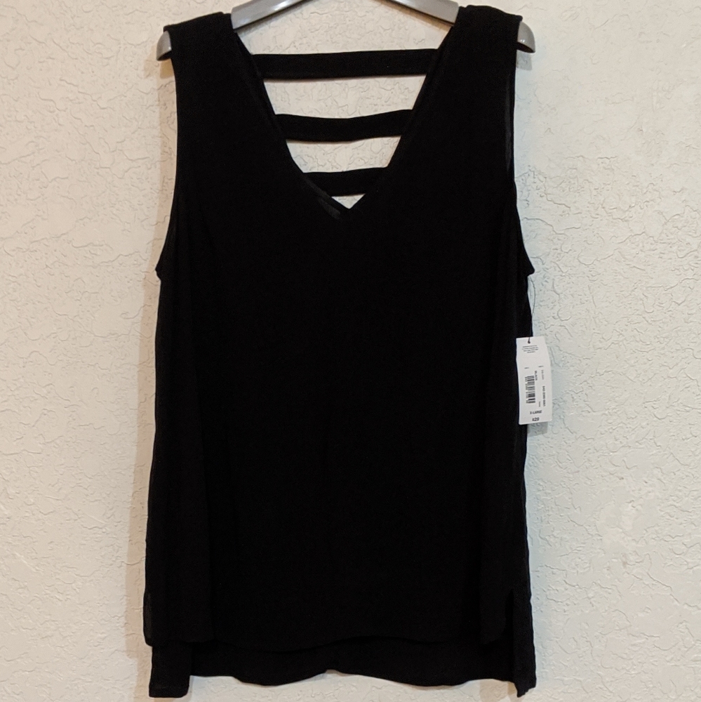 2/$10 - NWT - a.n.a. Black Tank Top